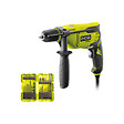 RYOBI - Pack RYOBI - Perceuse à  percussion RPD680K - 680W - Coffret empilable de 32 accessoires RAK32DDMIX mixte perçage - vissage - boulonnage - vignette