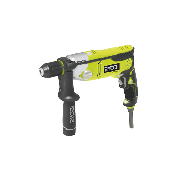 RYOBI - Pack RYOBI Perceuse à  percussion RPD1010K - 1010W - Coffret 32 accessoires - RAK32DDMIX - large