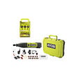 RYOBI - Pack RYOBI - Mini-outil multifonction RRT12-120BA3/35 - 12V - 1 Batterie 2.0Ah - 1 Câble USB C - 35 Accessoires - Kit de 155 accessoires - RAKRT155 - vignette