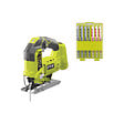 RYOBI - Pack RYOBI - Scie sauteuse pendulaire R18JS-0 - 18 V One+ - Sans batterie ni chargeur - Coffret 10 lames 102 mm bois - plastique - bimétal RAK10JSB - vignette