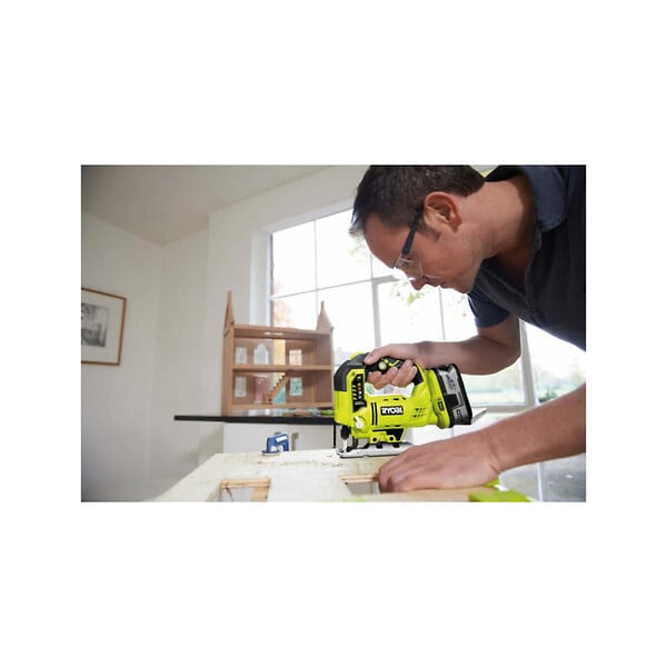 RYOBI - Pack RYOBI - Scie sauteuse pendulaire R18JS-0 - 18 V One+ - Sans batterie ni chargeur - Coffret 10 lames 102 mm bois - plastique - bimétal RAK10JSB - large