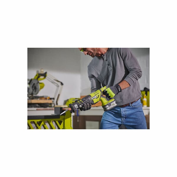 RYOBI - Pack RYOBI - Scie sabre Brushless R18RS7-0 - 18V One+ - sans batterie ni chargeur - Lot de 3 lames RAK3RBWM spéciales scie - large
