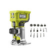 RYOBI - Pack RYOBI - Affleureuse à  bois - RTR18-0 - 18V One+ - Sans batterie ni chargeur - Coffret 15 fraises panachées RAKRBS15 queue de diamètre 6mm - vignette