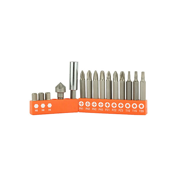 BLACK+DECKER - Coffret de perçage - serrage BLACK et DECKER - 109 pcs - A7200-XJ - large