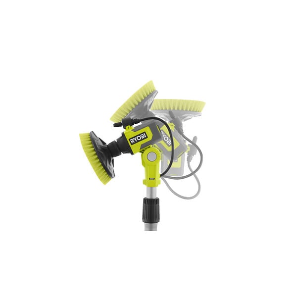 RYOBI - Pack RYOBI - Brosse motorisée télescopique - RWTS18-0 - 18V One+ - Sans batterie ni chargeur - Disque en mousse - RAKSCRUBF - large