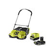 RYOBI - Pack RYOBI Balayeuse motorisée R18SW3-0G - 18V One+ - 53 cm - 1 Batterie 2.0Ah - 1 Chargeur rapide - vignette