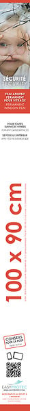 SPTD - Film sécurité permanent sécurité 100x90cm - large