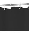 5 FIVE SIMPLY SMART - Rideau de Douche Nid d'Abeille Noir Charbon 180 x 200 cm anneaux inclus - vignette