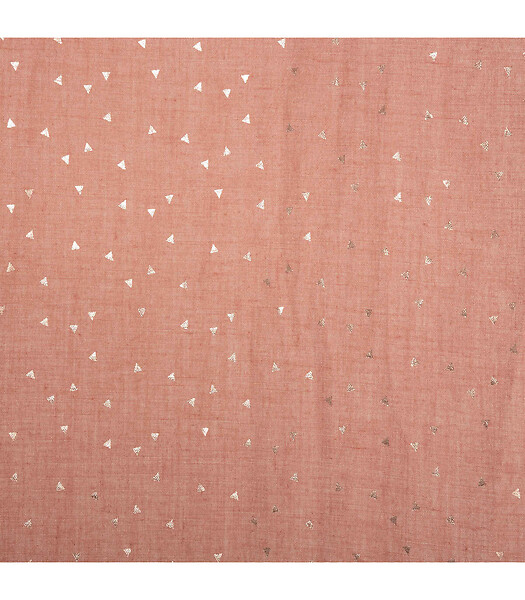 ATMOSPHERA - Rideau Voilage Berlingot Terracotta 140 x 250 cm - large