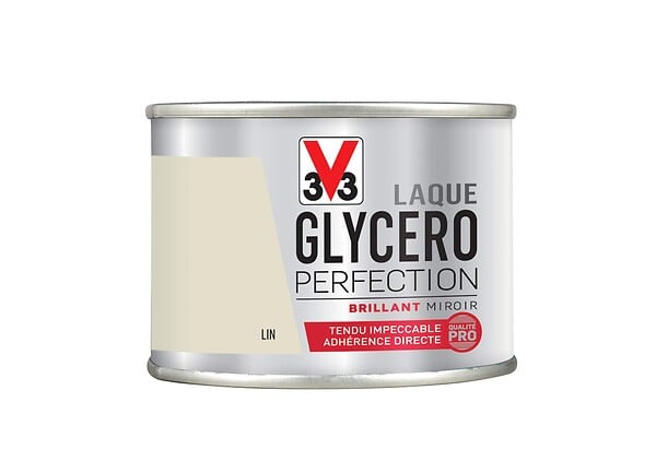 V33 PEINTURE - Peinture laque Glycero - Lin - Brillant - 125ml - large