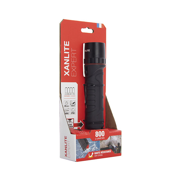 XANLITE - Torche led ip68 800lm piles incluses - large