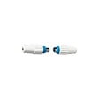 EBENOID - Fiche TV coaxiale femelle bleu 952 mm LEBENOID 032518 - vignette