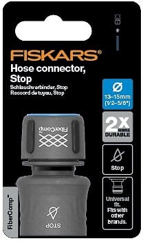 FISKARS - Raccord Connecteur de tuyau FiberComp 13-15 mm STOP - large