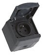 MC KENZIE - Prise 16A+t etanche ip55 saillie liberty - Anthracite - vignette