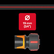 FISKARS - Raccord Connecteur tuyau rapide FiberComp 19mm STOP - vignette