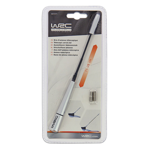 WRC - WRC brin d'antenne alu. Tige télescopique 11 à 28cm - large