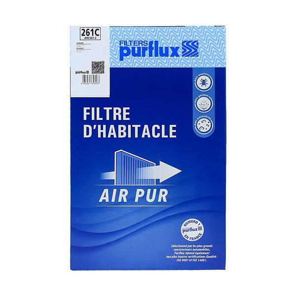 PURFLUX - PURFLUX filtre d'habitacle AHC261-2 - large
