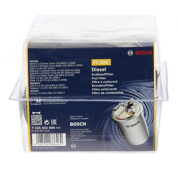 BOSCH - BOSCH filtre à gazole FF304 - large
