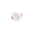 XANLITE - Lot de 8 spots LED intégrés blancs, éclairage CCT 3000–4000–6500 K au choix, flux 345 lm, puissance 4,5W, équivalent 50W, indice IP54, usage intérieur et pièces humides - vignette