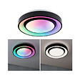 PAULMANN - Panneau LED Rainbow Dynamic RGB TunableWhite 22W D.375mm noir - vignette