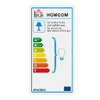 HOMCOM - Lampadaire étagère lampe étagère 26L x 26l x 160H cm 3 étagères 4 niveaux MDF gris clair - vignette