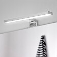 EMUCA - Spot LED pour miroir de salle de bain Virgo (AC 230V 50Hz), 6 W, Chromé, Plastique - vignette