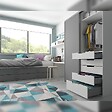 EMUCA - Kit de tiroir pour cuisine et sdb Concept - H. 105mm - P. 500mm - Fermeture amortie - Acier - Anthracite - vignette