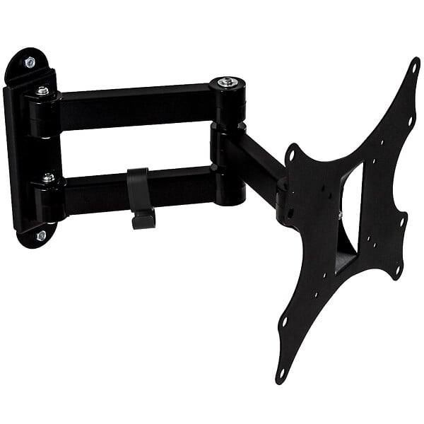TECTAKE - Support mural TV 17"- 37" orientable et inclinable noir - large