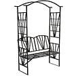 TECTAKE - Arche de jardin avec banc intégré - vignette