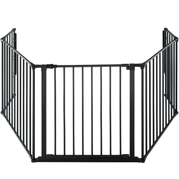 TECTAKE - Barrière de sécurité AGNI 5 panneaux avec portillon - large