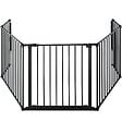 TECTAKE - Barrière de sécurité AGNI 5 panneaux avec portillon - vignette