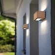 LUTEC - Applique fonte d'aluminium naturel Lutec GEMINI 4000K - vignette