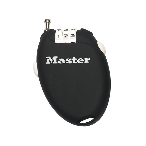 MASTER LOCK - Cadenas à combinaison avec câble rétractable 4603EURD - large