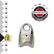 MASTER LOCK - Pack de 2 Cadenas Fusion à Clé et Anse Protégée - vignette