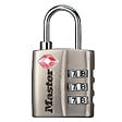 MASTER LOCK - Cadenas TSA 3 chiffres 30mm nickelé 4680EURDNKL - vignette