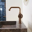ESSEBAGNO - Indus mitigeur lavabo bas cuivre brossé - vignette