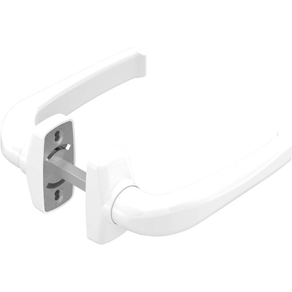 LA CROISEE DS - BEQUILLE DOUBLE CRYSTAL BLANC RAL9010 - large