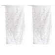 C MA DECO - Paire de voilages Galet finition droite brodée 2x60x90cm gris - vignette