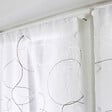 C MA DECO - Paire de voilages Galet finition droite brodée 2x60x160cm gris - vignette