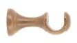 MOBOIS - 1 SUPPORT MONOBLOC OUVERT 80MM AXE/MUR D.28mm DECOR CHENE - vignette