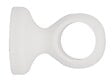 MOBOIS - 1 SUPPORT MONOBLOC COURT A OEIL 50MM AXE/MUR D.28mm LAQUE BLANC - vignette