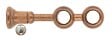 MOBOIS - 1 SUPPORT DOUBLE A OEIL D.28/28MM 135-200MM AXE/MUR D.28mm DECOR CHENE - vignette
