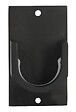 MOBOIS - 2 NAISSANCES METAL ENTRE MURS EASY FIX D.28mm NOIR MAT - vignette