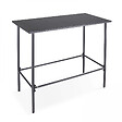 OVIALA - Table de bar en métal anthracite - Palavas - vignette