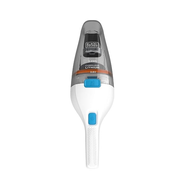 BLACK+DECKER - aspirateur à main rechargeable 3.6v blanc/bleu - nvc115jl - large
