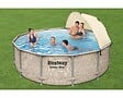 BESTWAY - Piscine tubulaire Power Steel - Ronde - D396xH107cm - vignette
