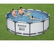 BESTWAY - Piscine tubulaire Steel Pro Max - Ronde - D366xH100cm - vignette