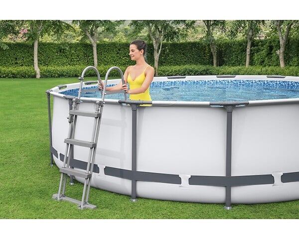 BESTWAY - Piscine tubulaire Steel Pro Max - Ronde - D366xH100cm - large