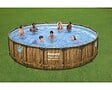 BESTWAY - Piscine tubulaire Power Steel - Ronde - D549xH122cm - vignette