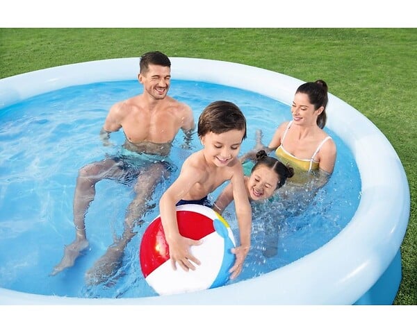 BESTWAY - Piscine tubulaire Steel Pro Max - Ronde - D396xH122cm - large